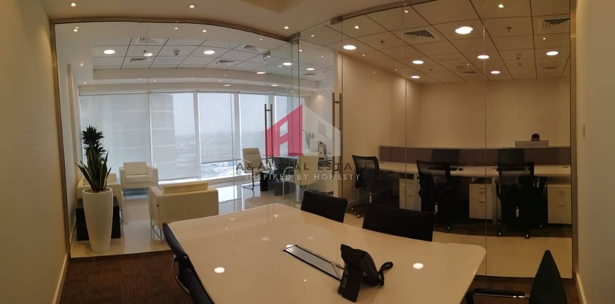 Immaculate Fully Furnished / 2 Glass Partitions