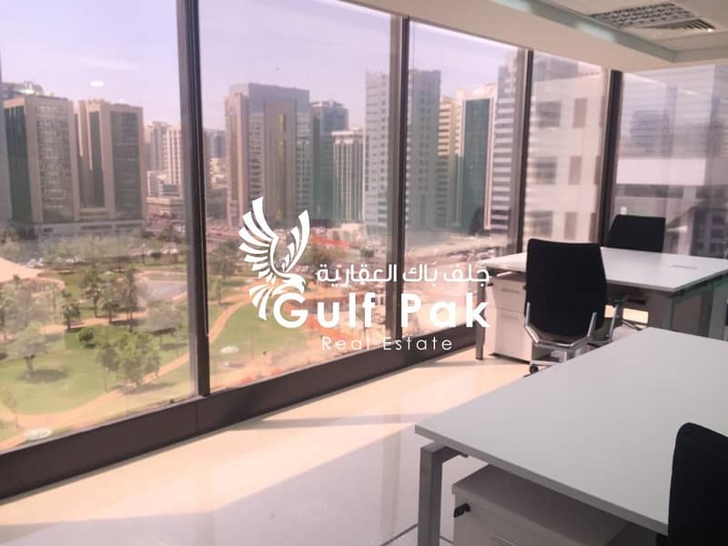 Offices starting from AED 1750 on khalifa, hamdan and salam streets.