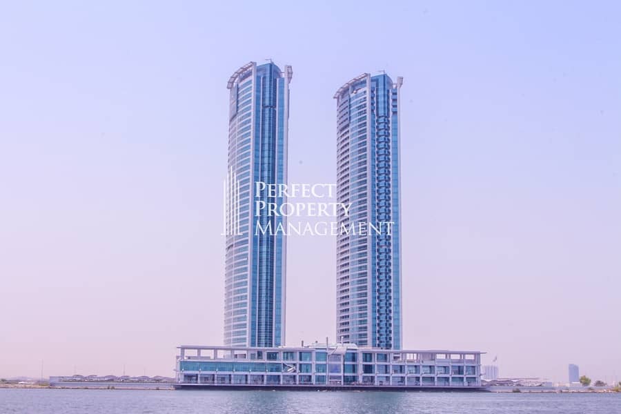 Very Nice 1 Bedroom apartment for rent in Julphar towers - Sea View