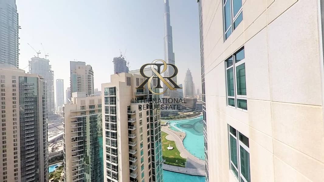 With 360 Video Tour | Spacious 2 Bedrooms | Burj Khalifa View