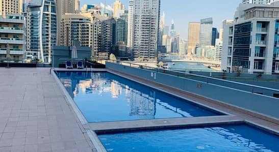 Pay monthly AED 3333/- chiller free  specious studio in dubai marina