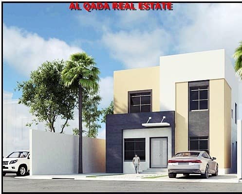 Excellent  modern villa for sale in al zahya paved street