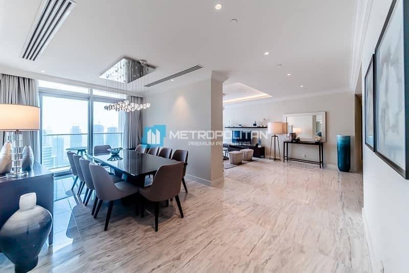 Gorgeous 4 Beds + Maids FULL Burj & Fountain View