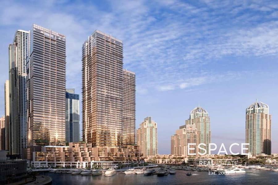 Full Marina View | Rare | 1Bed | 2 Bath