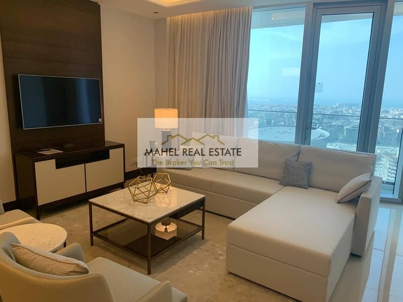 Brand new Furnished 2BR with Full Sea view