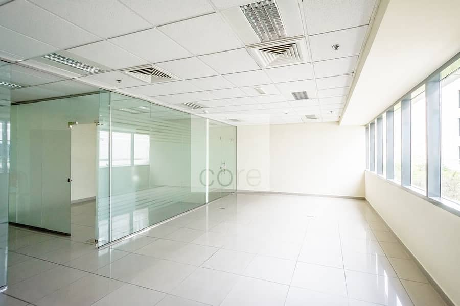 Mid floor fitted with partitions office