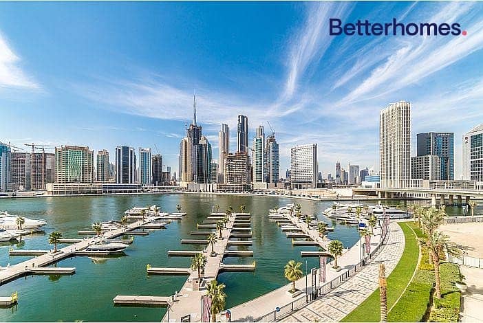 Vacant 3BR + Study | Burj and Canal View