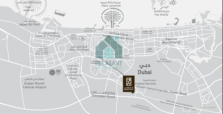 15 Investor deal! Most affordable one bed in rukan-dubailand!
