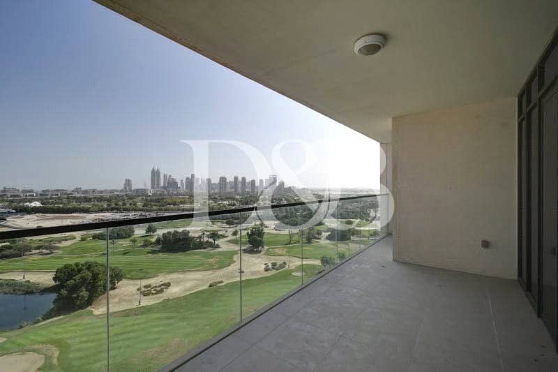 High Level Golf View | 3BR+M | Large Terrace