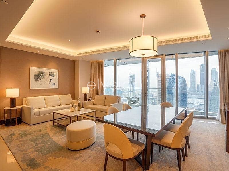 Luxury Furnished / Serviced / Burj View