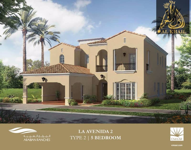 Fabulous Spacious  4BR Villa for sale in Arabian Ranches Spanish-style homes