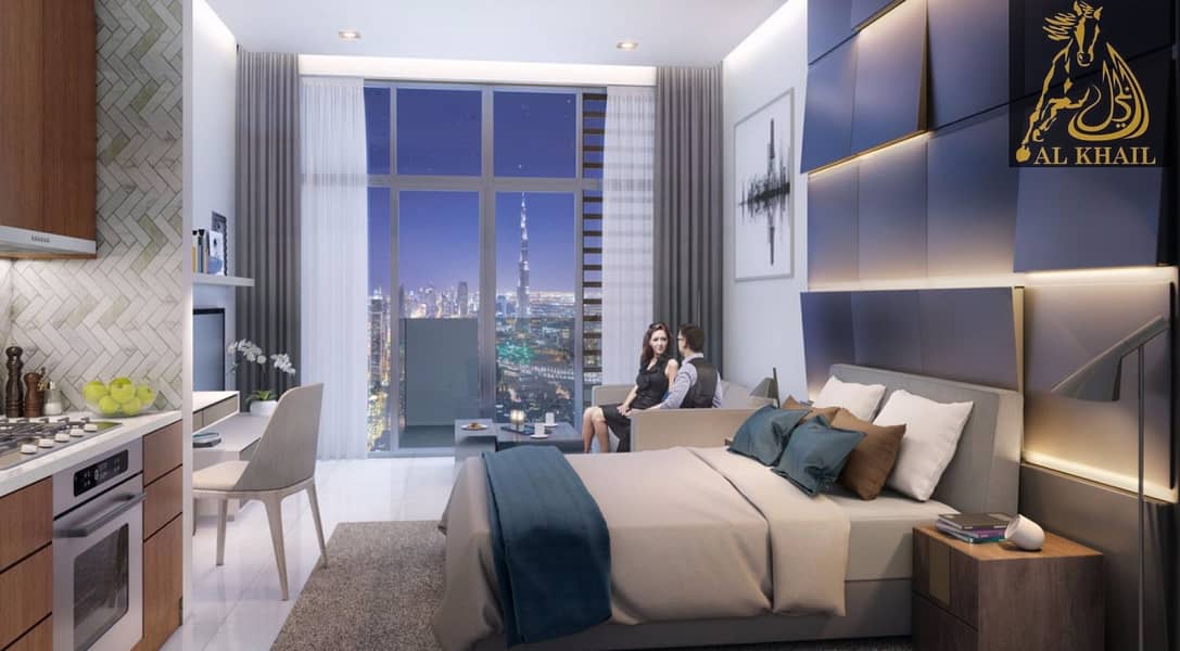Amazing Affordable 1 BR in Dubai Healthcare City Easy Payment Community Views