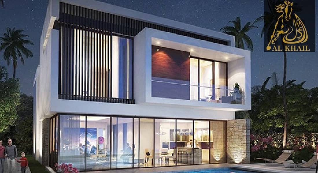 Elegant Wide 3BR  Villa for sale in Damac Hills Corner Unit AED 2.3M Only