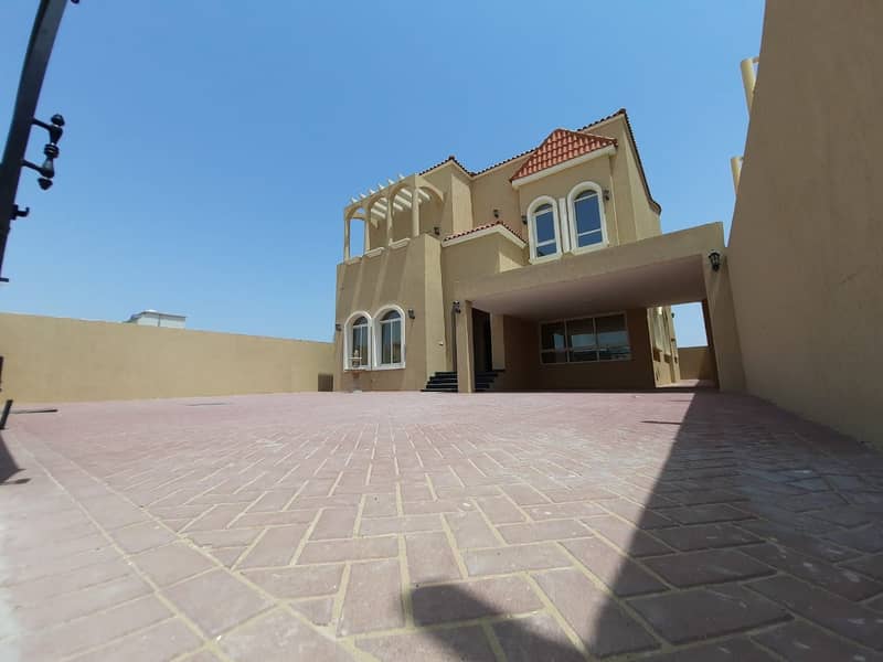 For sale villa in the emirate of Ajman in the finest sites a new villa first inhabitant central air conditioning