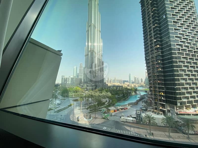 Burj Khalifa & Fountain ViewUnfurnished Apt.Low FloorVacant