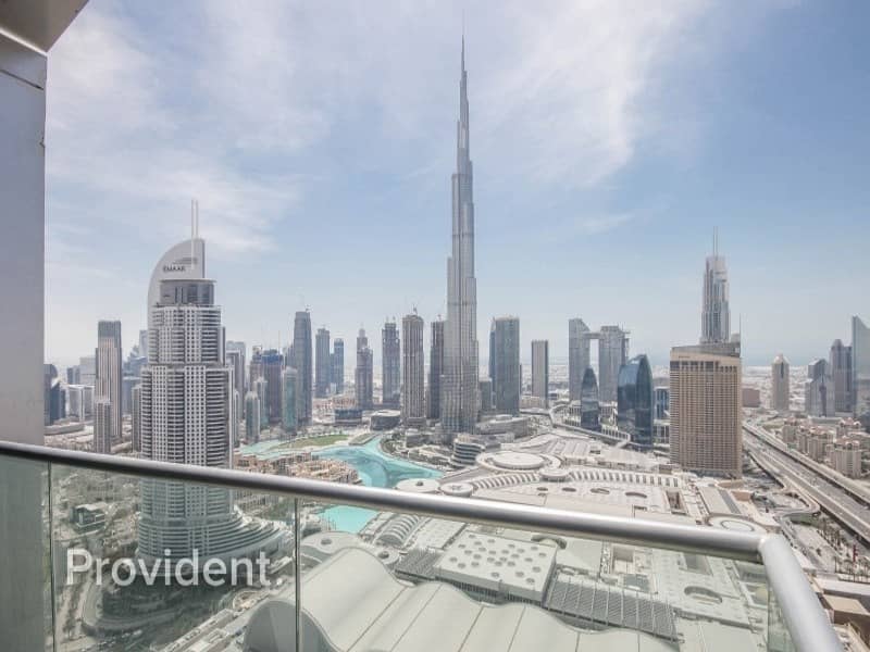 Luxury Living | Burj Khalifa & Fountains  Views