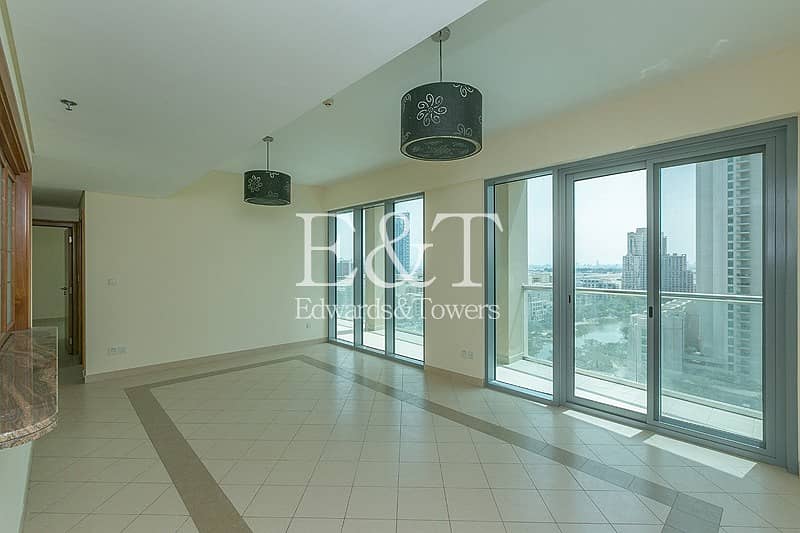 Massive Balcony | Golf Course and Canal View  2 BR