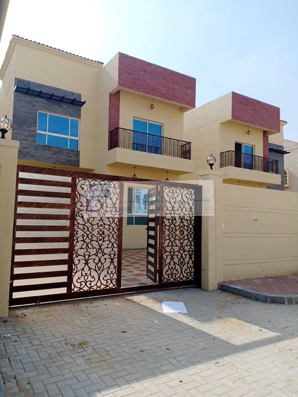 Villa for sale in Ajman, Al Rawda area, the point of a prime location with the possibility of bank financing