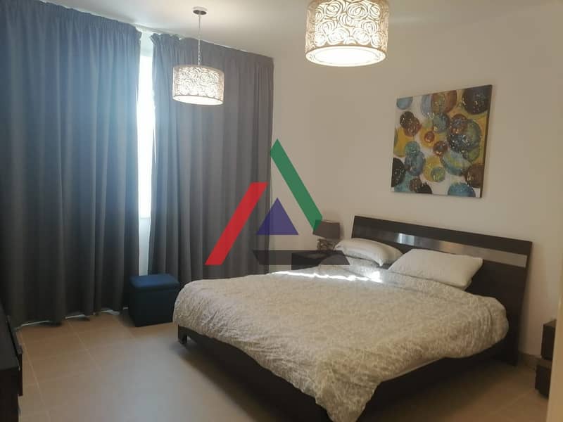 BRAND NEW 2 BEDROOM FULLY FURNISHED FLAT FOR RENT WITH PARKING AT AL SALAM STREET