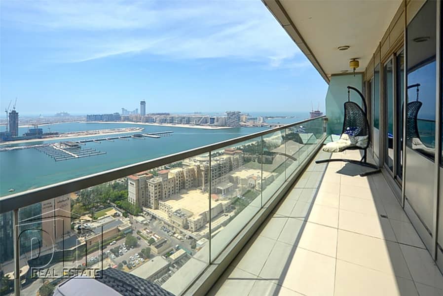 Amazing Sea View | 2 Bed + Maids | Chiller Free