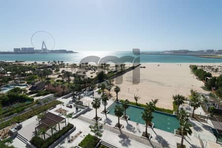 Dubai Eye and Palm Jumeirah View | Direct Beach Access | Balcony with Sea View