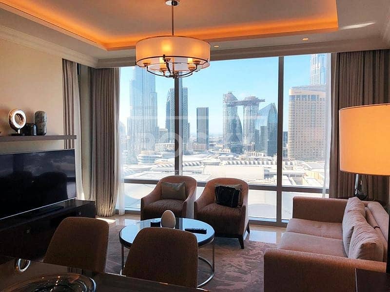 Fully Furnished | 1-Bed | Burj Khalifa View
