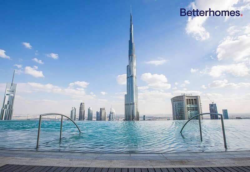 10 Best Layout| High Floor| Burj Khalifa View