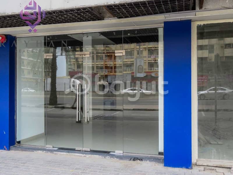 3 3 HUGE DOOR SHOP AVAILABLE NEAR SHARJAH CITY CENTER/ NO COMMISSION/ DIRECT FROM OWNER