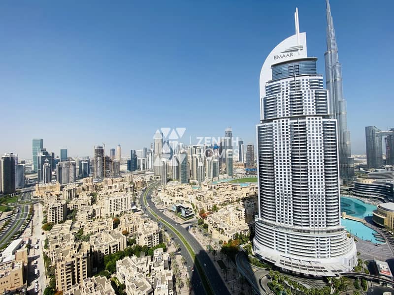 Panoramic Burj and Fountain View | Immaculate|