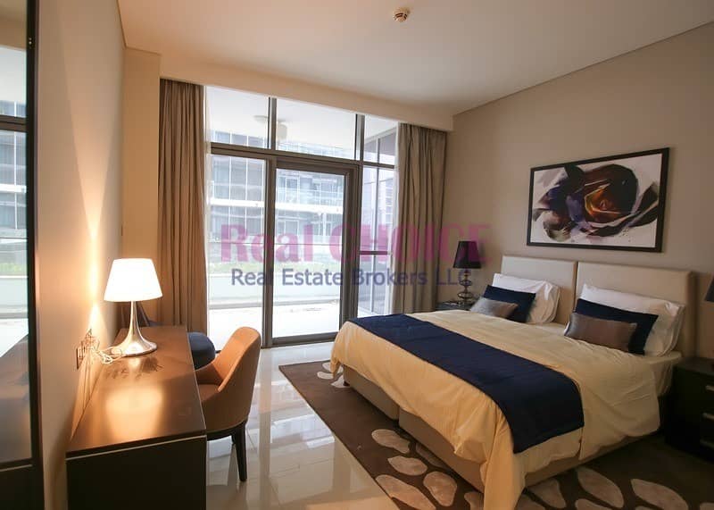 10 Spacious Furnished 1BR Apartment|With Pool  View