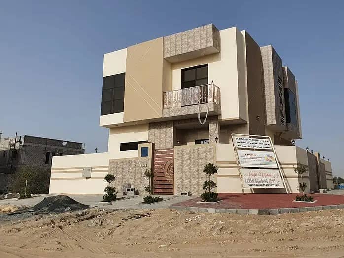 Very attractive price, negotiable with the owner, for a limited time, a personal building villa with a monthly premium of 7,000 dirhams, superdelux finishes, in exchange for a privileged site mosque.