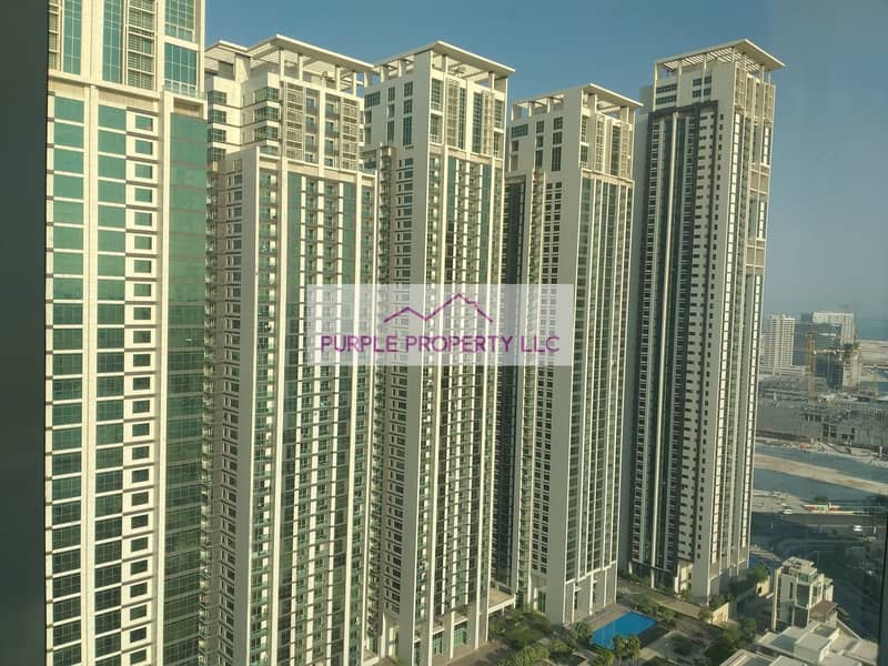 Spacious 2 bedroom apartment available for rent in Marina square just 75k Spacious 2 bedroom apartment available for rent in Marina square just 75k