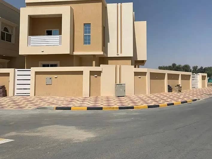 Urgent sale, villa, attractive design, wonderful, distinct price, close to all services, the finest areas of Ajman (Al Helio 2), personal finishing without down payment, very attractive price, in exchange for a direct mosque