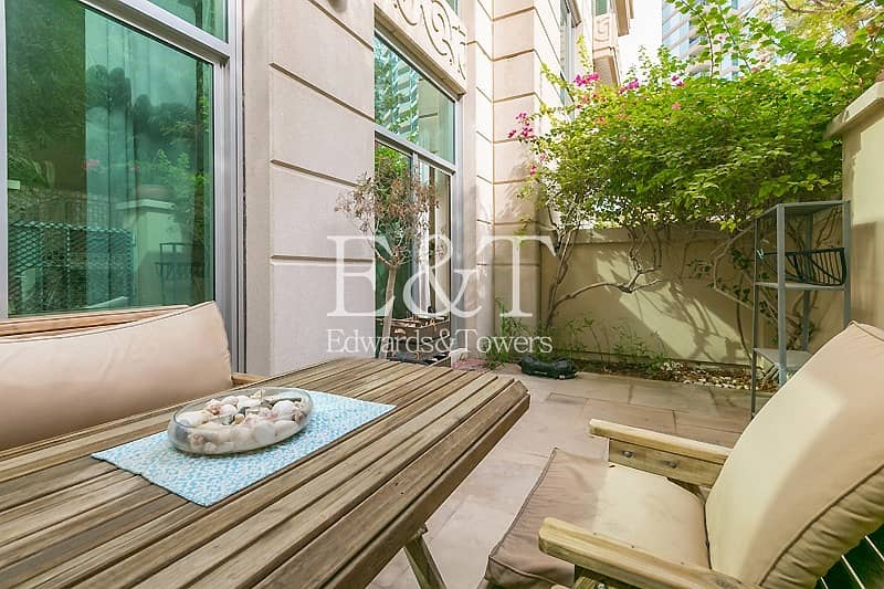Spacious 1 BR + Study with Private Garden