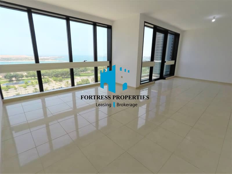 4 NO FEES!! FULL SEA VIEW!! WITH BALCONY!! 3 Master Bedrooms + Maids Room