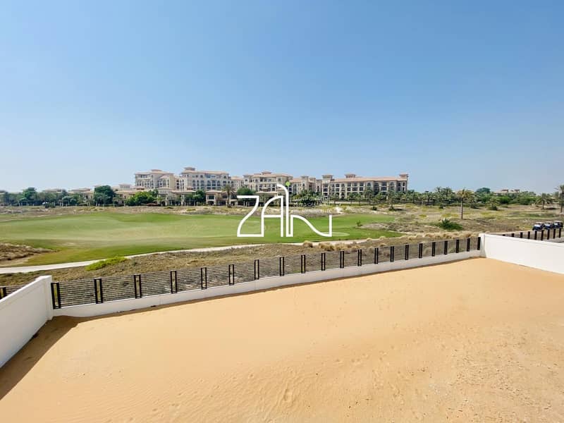 Contemporary 5 BR Villa on Saadiyat Golf Course with Large Plot