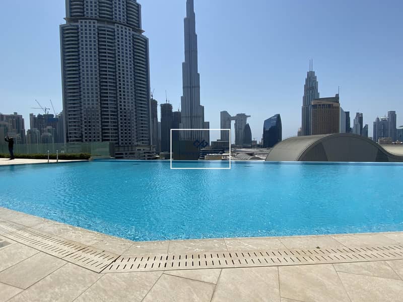BRIGHt STUNNING POOL VIEW 1 bedroom apartment