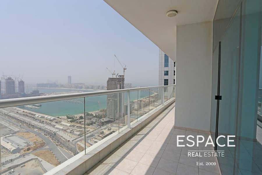 Large | Sea View | Partially Furnished Apartment