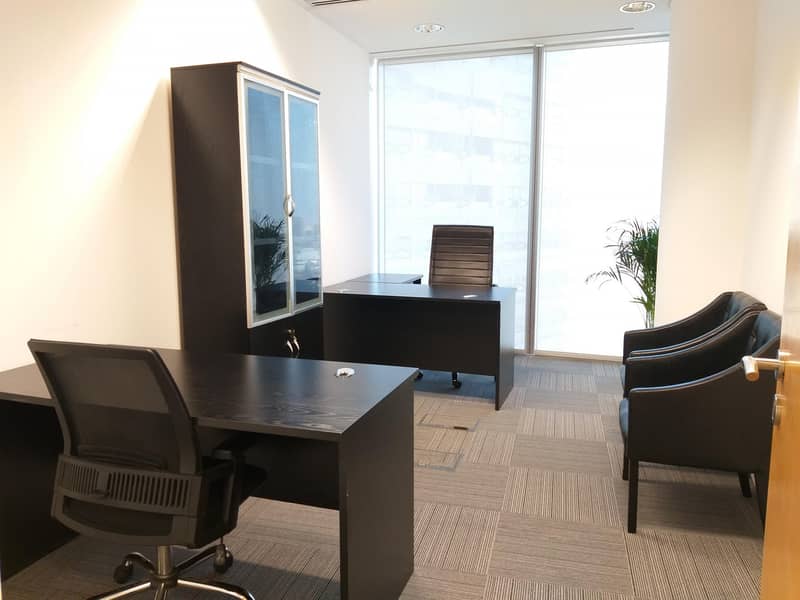 Ready to Move in ll Fully Fitted Office ll Dynamic View ll High Floor
