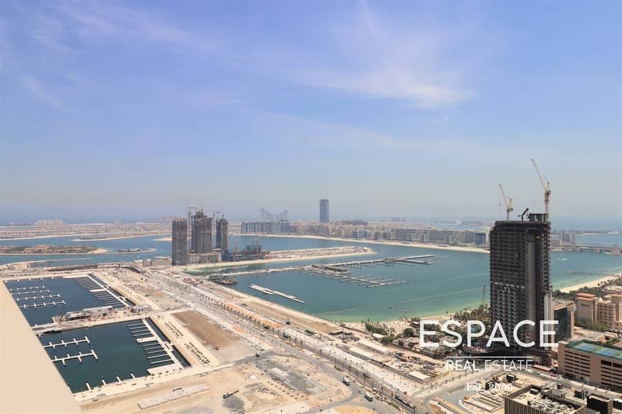 Unfurnished | 1 Bed | Sea and Palm Views