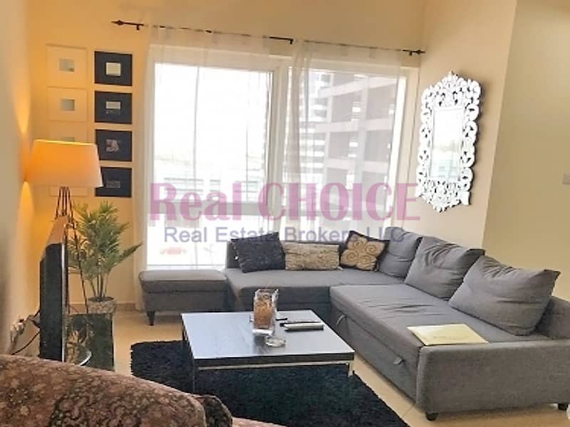 Fully furnished flat with chiller free and less price