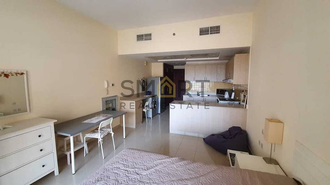 Furnished Studio| with Balcony| Close to the Beach