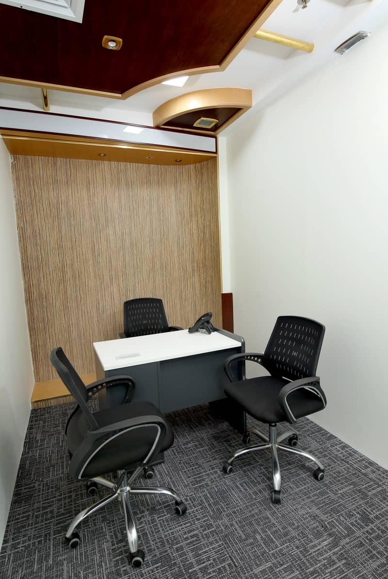 SAVE HUGE RENTAL COST, BRAND NEW OFFICES AND MANY FREE SERVICES INCLUDING AC,WI FI ETC