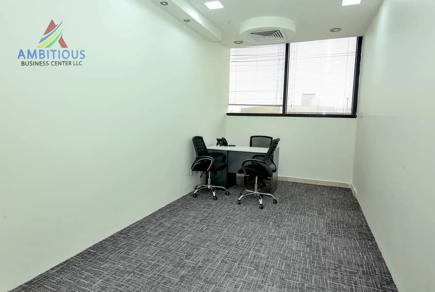 Brand New Furnished Private Offices with FREE HI SPEED WI FI, ELECTRICITY, AC etc