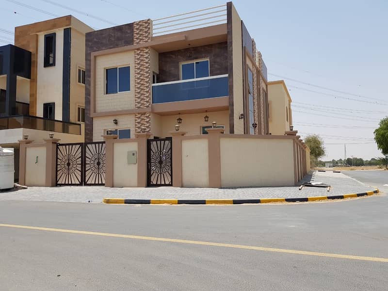 For sale villa in Ajman a modern system without a down payment on bank financing