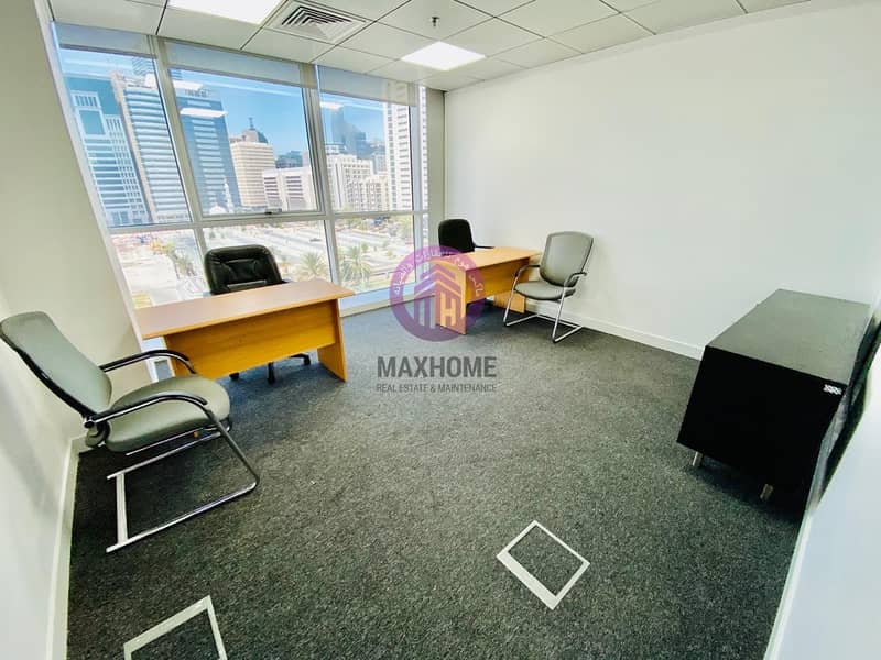 Low Cost Office At As Low As AED 1500 Per Month || Few units Available