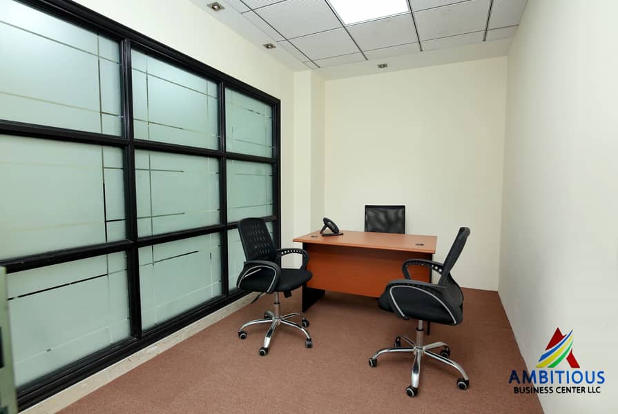 AFFORDABLE RENT FULLY FURNISHED OFFICES NEAR METRO