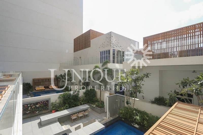 14 4 Bedroom Duplex with Private Pool and Garden
