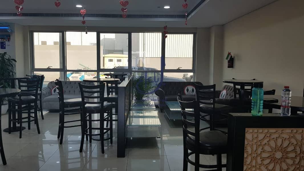 excellent  opportunity fully equipped  cafeteria  for lease