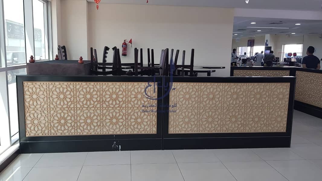 5 excellent  opportunity fully equipped  cafeteria  for lease